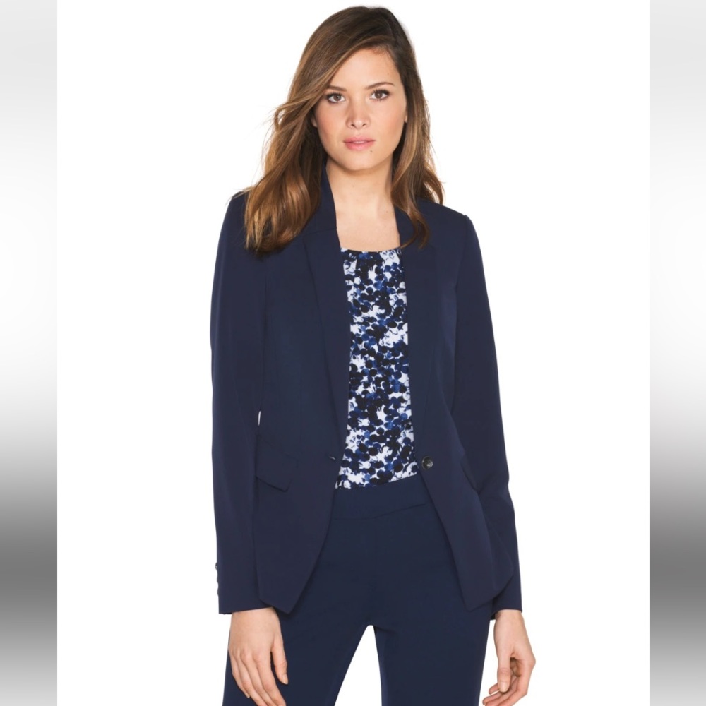 White House Black Market Single Button Blazer